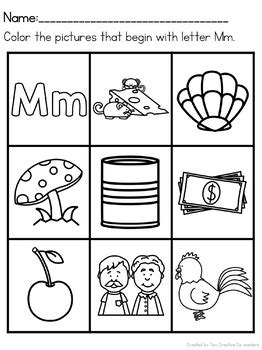 Letter Mm Worksheets | Kindergarten Alphabet Practice | TPT