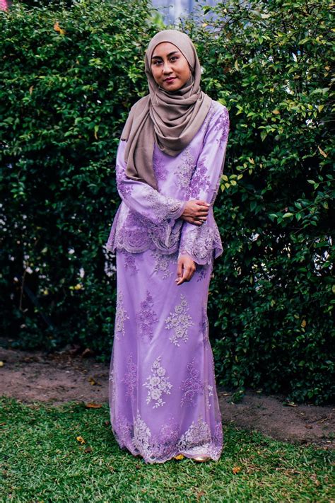 Eid al-Adha Outfit: Purple Modern Baju Kurung — The Good Weekender