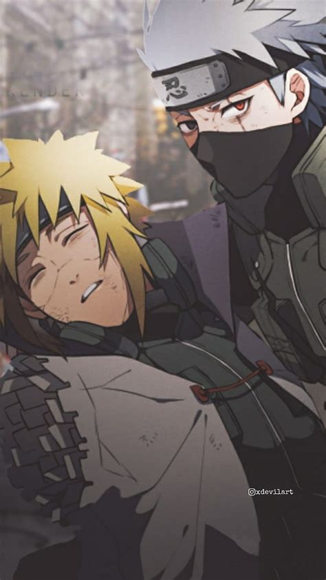 1080P Descarga gratis | Minato, anime, fan art, kakashi, kakashi ...