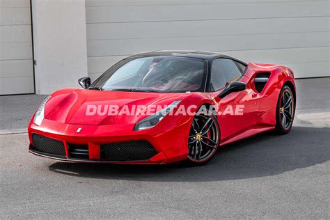 Rent Red Ferrari 488 2017 model, REF-94 in Dubai, ID-94 | Dubai Rent A Car