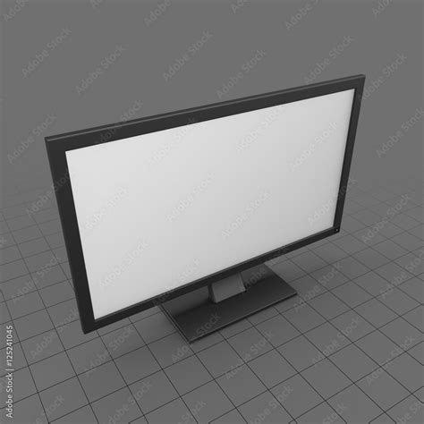 Monitor 16x9 Stock 3D asset | Adobe Stock