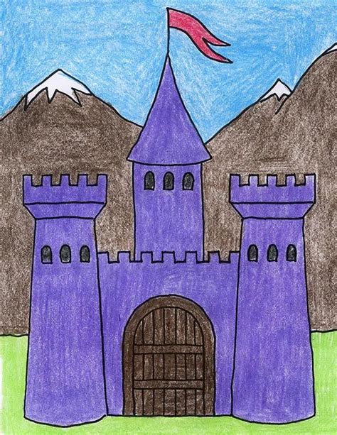 Details 145+ medieval castle drawing best - vietkidsiq.edu.vn