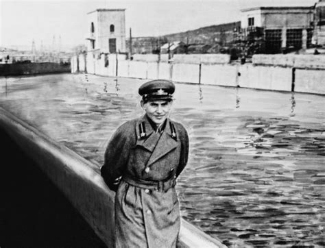 Premier Yezhov photographed alone by the Moskva River : r/Fuhrerreich