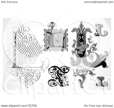 Royalty-Free (RF) Clipart Illustration of a Digital Collage Of Black ...