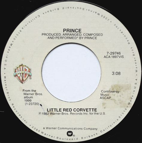 Prince - Little Red Corvette (1982, SRC Pressing, Vinyl) | Discogs