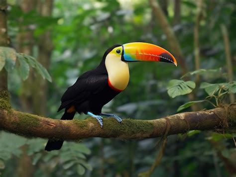 Premium AI Image | toucan in natural habitat