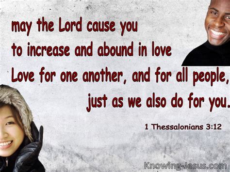 What Does 1 Thessalonians 3:12 Mean?