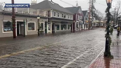 Flooding begins Maine as storm batters coast with heavy rain