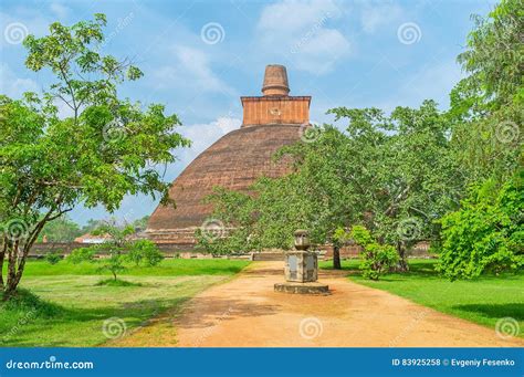 Jethawanaramaya Dagoba (stupa). Anuradhapura, Sri Lanka Stock Image ...