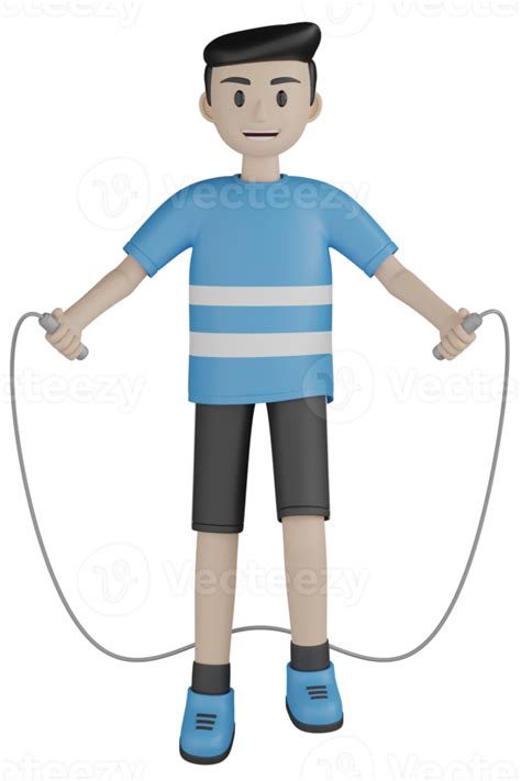 3d Isolated Man doing sports activity 10111347 PNG