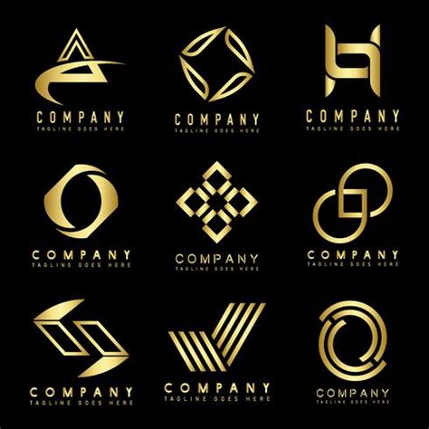 Set of company logo design ideas vector - Download Free Vectors ...