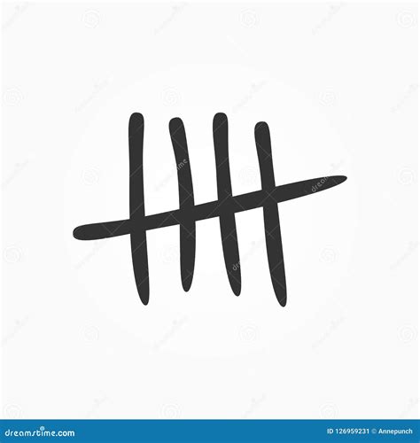 Tally Marks Logo Cartoon Vector | CartoonDealer.com #136624263