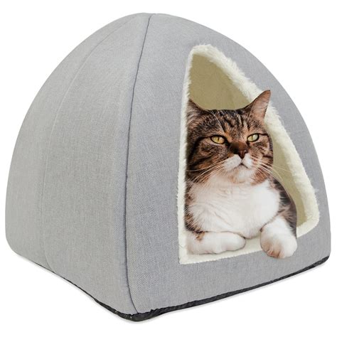 Buy Tierecare Cat Cave Bed for Indoor Cats House Fluffy Kitten Bed Warm ...