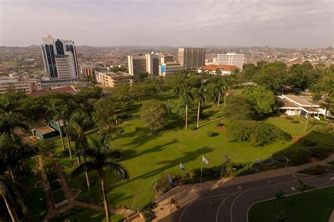 Kampala City aerial - IGC