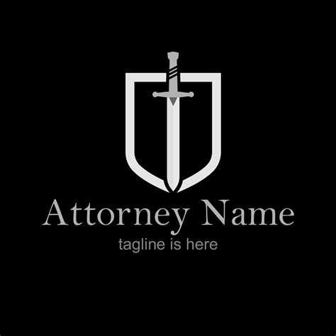 Attorney Attorney Logo Design Illustrator Vector Eps 3 20643521 Vector ...