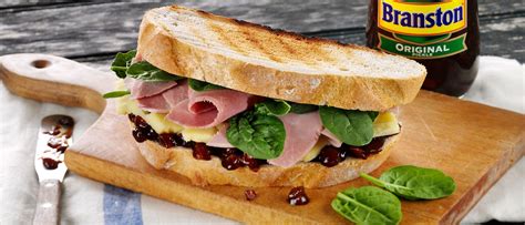 Cheese, Ham and Branston Pickle Sandwich recipe | Branston