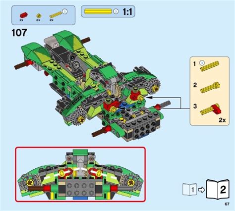 LEGO 70641 Ninja Nightcrawler Instructions, Ninjago - Sons of Garmadon