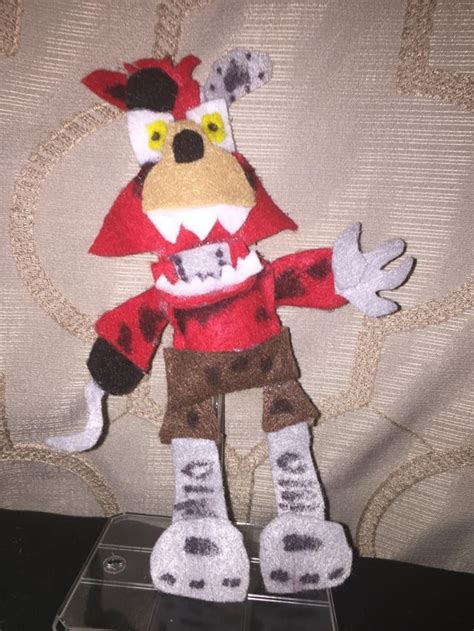 Custom withered foxy plush. Any opinions? : fivenightsatfreddys