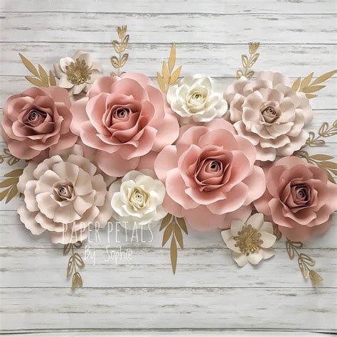 10+ Wall Decor Paper Flowers – HOMYRACKS