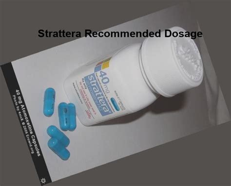 Atomoxetine dosage, strattera recommended dosage - Discount prices ...