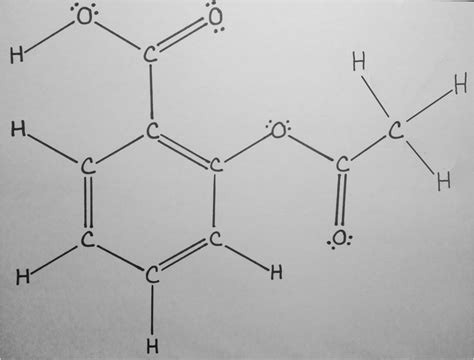 The Lewis Structure of Aspirin - Aspirin