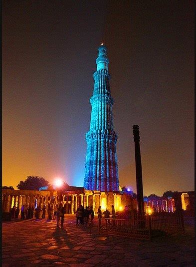 Qutub Minar at night .. | Incredible INDIA | Pinterest