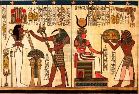 egyptian-papyrus-with-antique-hieroglyphs | Произведения искусства на ...