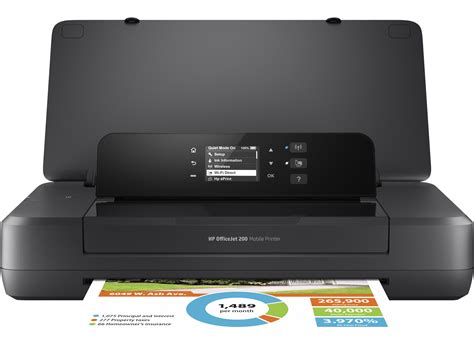 HP Officejet 200 Mobile inkjet printer Colour 4800 x 1200 DPI A4 Wi-Fi ...