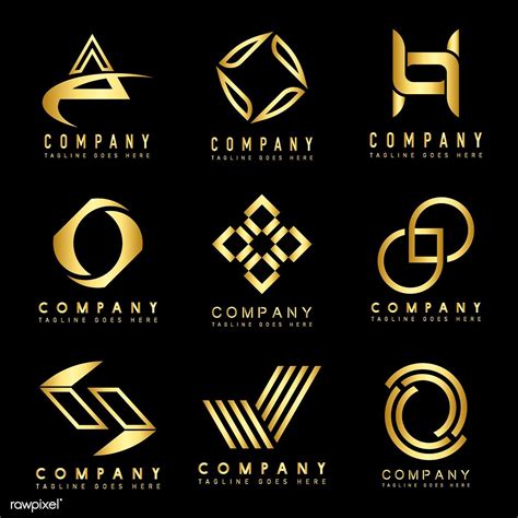 Set of company logo design ideas vector | premium image by rawpixel.com ...