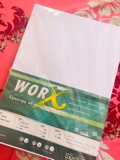 Wholesale! 100pcs Worx Specialty/Board Paper 90gsm / 200gsm White Short ...