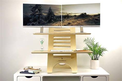 Jumbo Handmade Wooden Standing Desk | Gadgetsin