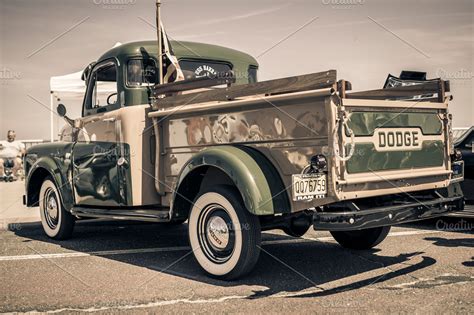 Vintage Dodge Ram Pickup | High-Quality Transportation Stock Photos ...