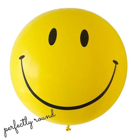 36 inch Smiley Face Balloons Yellow Happy Face Party Balloons | Etsy in ...