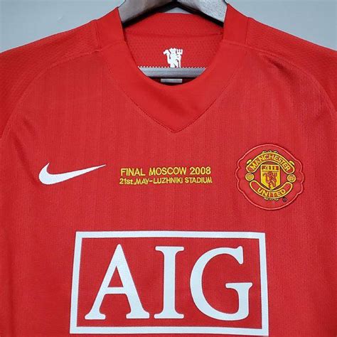 Manchester United CR7 2007-08 UCL Final Jersey | Football Jersey Online ...