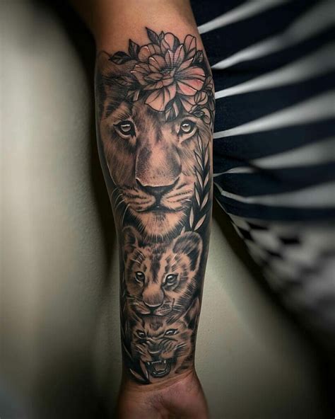 Lioness Cub Tattoo Designs