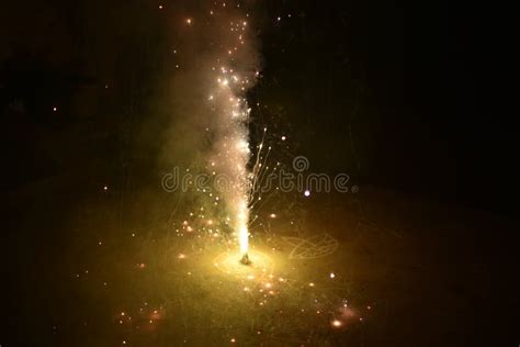 Diwali Festival Fireworks and Crackers, India Stock Image - Image of ...