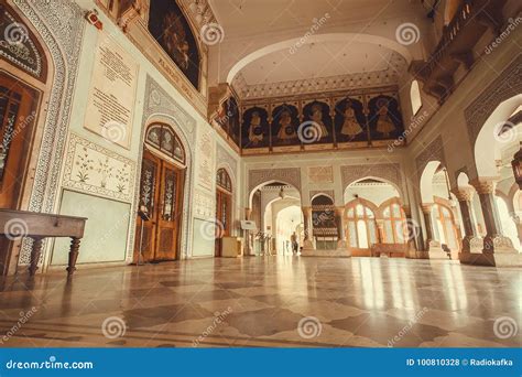 Interior of the Hall with Artworks of Historical Albert Hall Museum ...