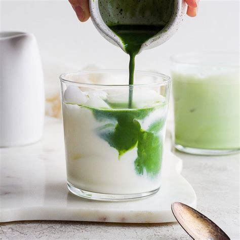 Iced Matcha Latte (4-ingredients!) - Fit Foodie Finds