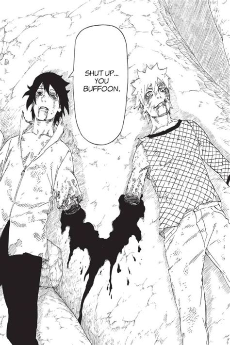 Manga Panel Of The Last Fight | Yandere, Anime tattoos, Naruto