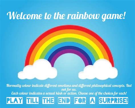 The rainbow game!(multiple image post. Rules and more in the comments ...