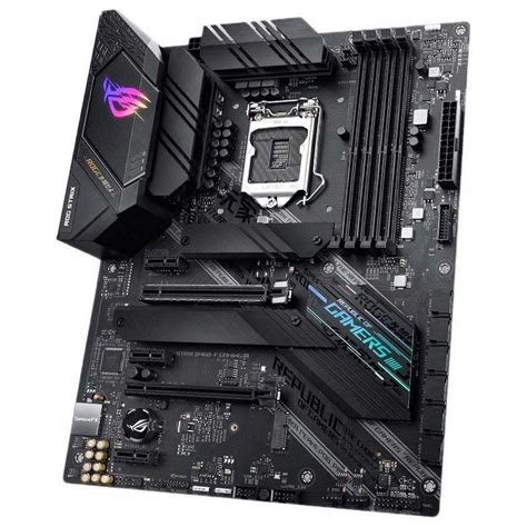 Asus ROG Strix B460-F Gaming Motherboard Svart | Techinn