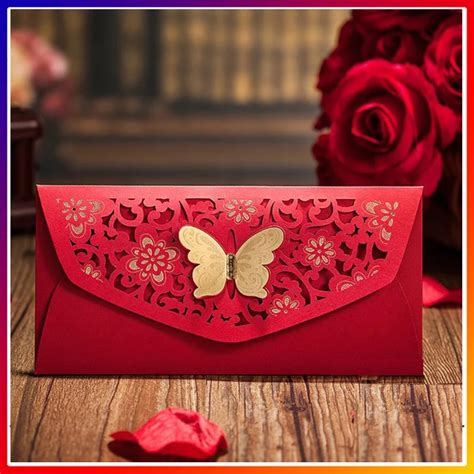 red color creative envelope designs,handmade decorative Art paper ...