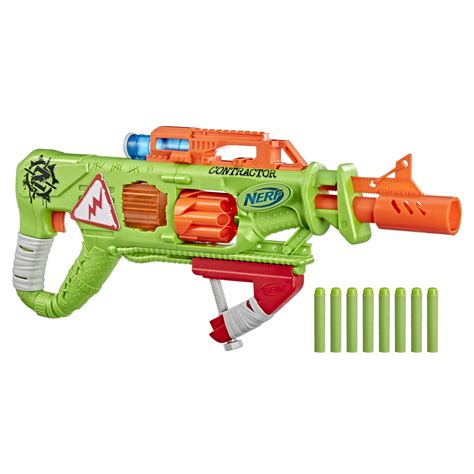 Nerf Zombie Strike Contractor Blaster, 8 Nerf Zombie Strike Darts ...