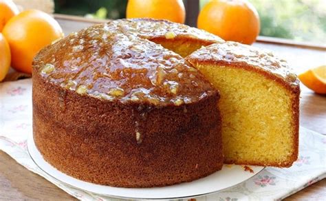 Orange Cake With Freshly Squeezed Orange Zest - Kitchen Cookbook