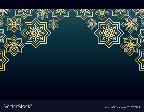 Islamic background design for ramadan kareem Vector Image