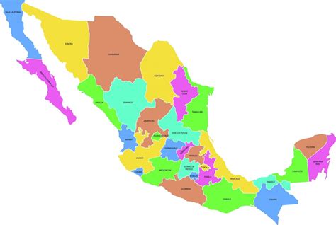 Physical Map of Mexico Images | Facts about the Mexican flag - Best ...