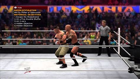 WWE 2K14 John Cena vs The Rock Wrestle Mania 29 WWE Championship - YouTube