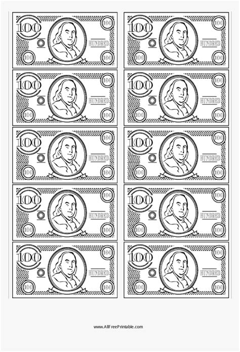 Free Printable Fake Money Template For Teachers - Printable Templates ...