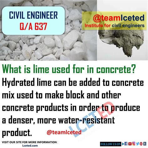 LIME CONCRETE | INGREDIENTS | PROPERTIES | PREPARATION | USES ...