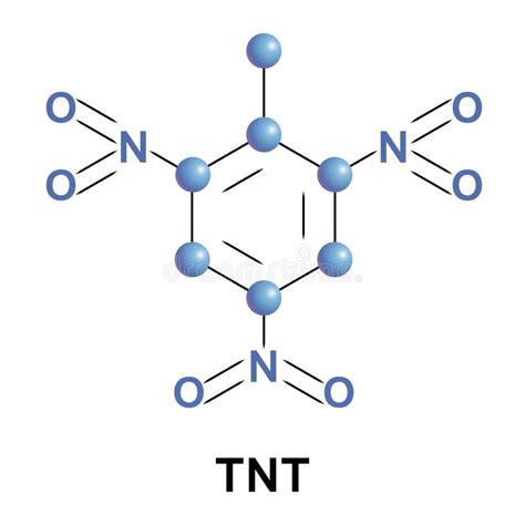 O Trinitrotoluene é Um Composto Químico Ilustração do Vetor ...